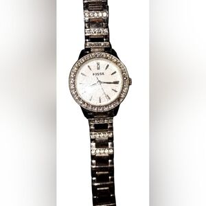 Fossil Jesse ES2362 Womens Stainless Steel Silver Analog Dial Quartz